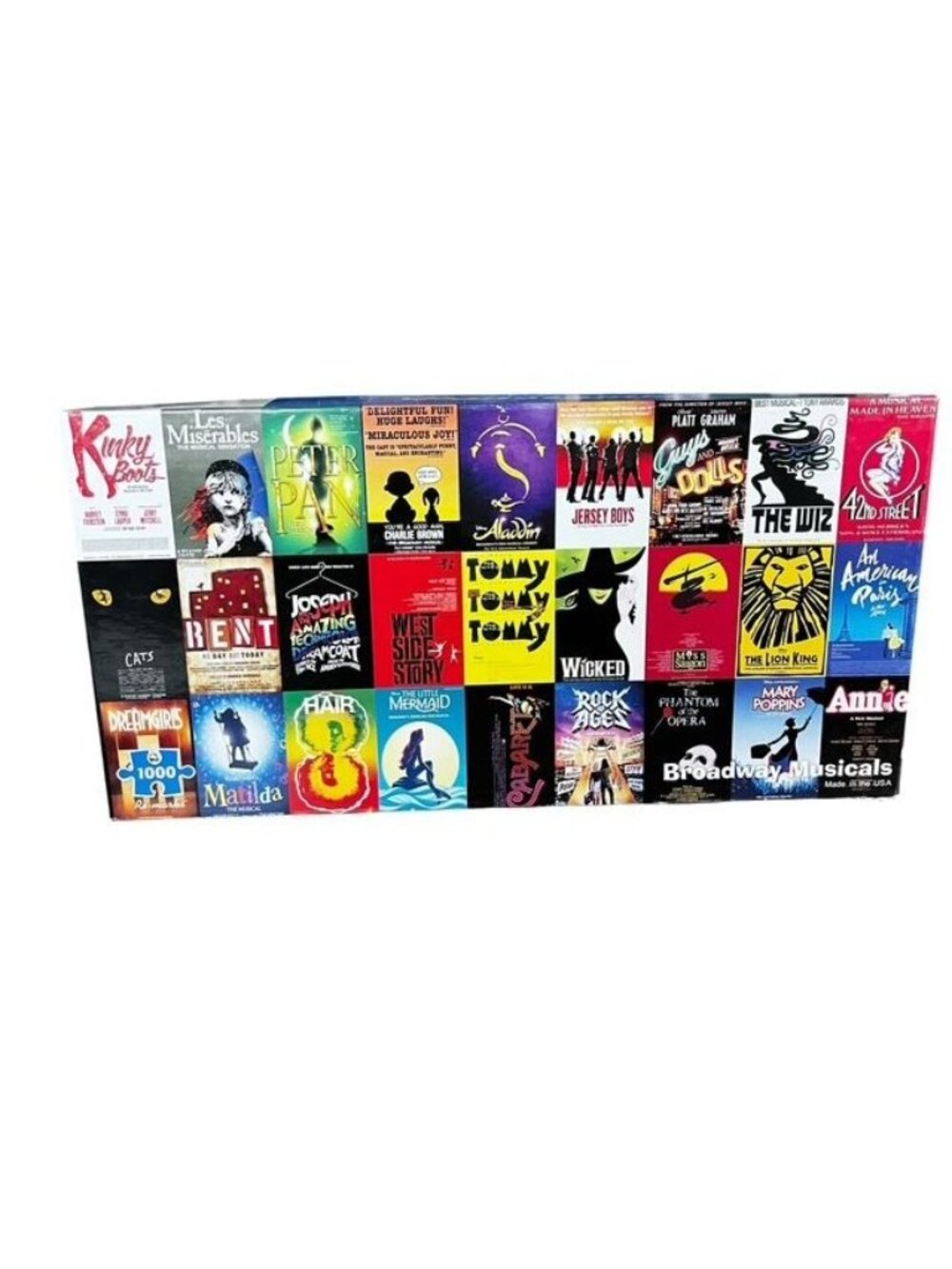 Re-Marks 1000 Piece Broadway Posters Made in the USA Puzzle
